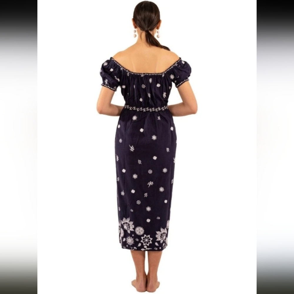 Gretchen Scott, Big Love Maxi Dress, Navy Blue, Size M - Picture 2 of 12